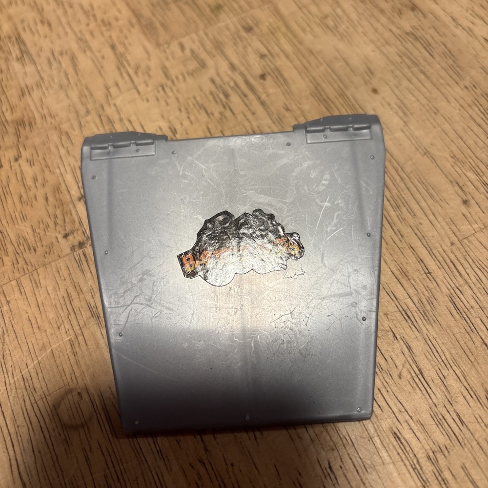 Vintage 2002 McDonald's Battlebots Grey Hood Collectible Fast Food Toy Part